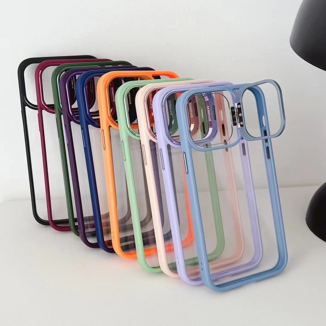 SAND PINK METAL AIR SKIN WITH CAMERA RING & CAMERA STAND